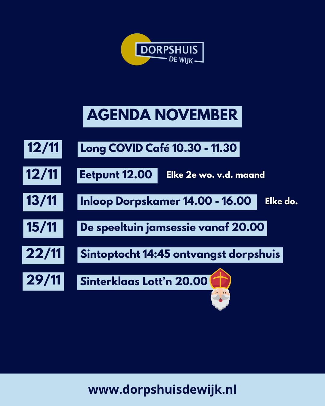 agenda november 2025